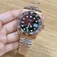 Parnis 40mm Rose Gold Case