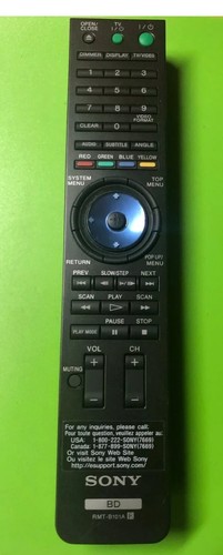 Sony rmt b101a remote control - sony, rmt-b101a