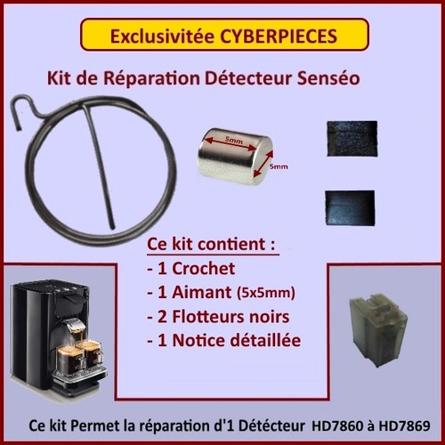 Kit aimant 5x5mm pour - 5x5mm, senséo