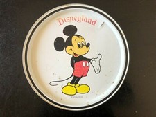 plateau mickey disneyland vintage walt disney productions tôle années 70