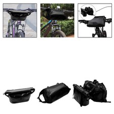 Sacoche de guidon de vélo étanche pour randonnée, légère, IPX6, 500D PVC