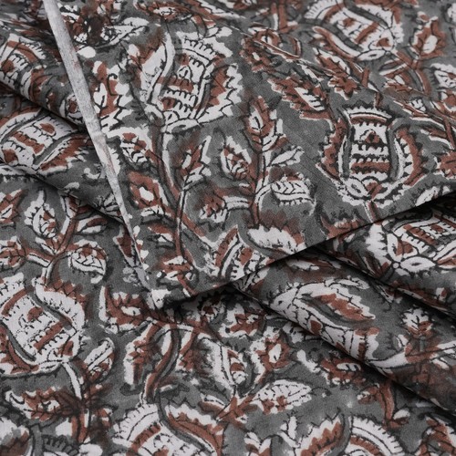 Tissu indien imprimé bloc - , à