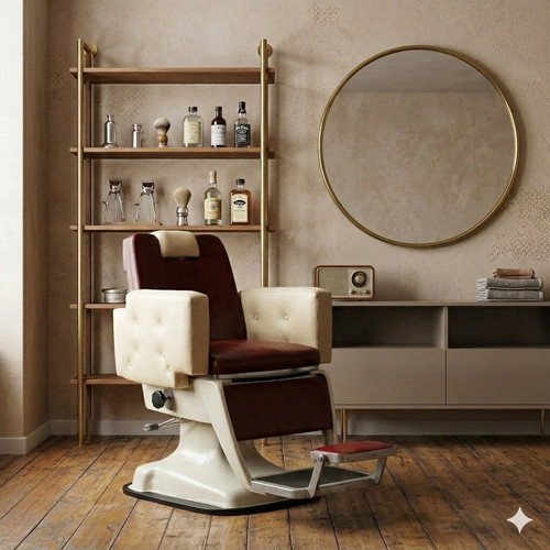 Fauteuil barbier vintage - fauteuil,