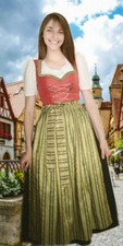 Dirndl Landhaus rouge et vert