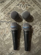 Double pack microphone dynamique Shure Beta 57A d'occasion avec grille 58...