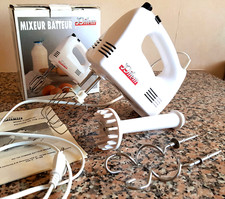 Mixeur + Batteur 2 en 1 pied mixeur & 2 jeux de fouets DILEM 725 & Notice Boite