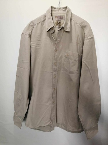 Chemise gris clair coton