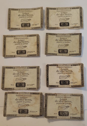 Assignats livres de 1792 - assignats,
