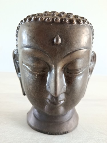 Tête bouddha vintage en - tête, de