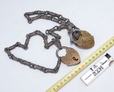 RARE PAIRE DE MENOTTES / CHAINETTES DE SURETE / GENDARMERIE / MODELE 1857