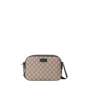 Preloved Gucci GG Supreme Messenger Bag Men Brown Shoulder Bags One Size