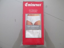 RARE EMINENCE ANCIEN SLIP KANGOUROU VINTAGE 100% COTON TAILLE 5 NEUF BOITE A
