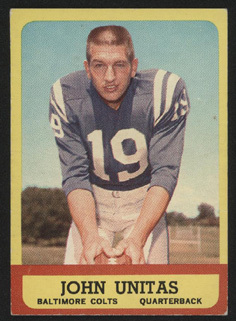 1963 topps football card - topps,