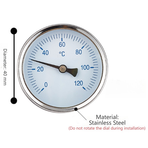 Thermomètre industriel - , en