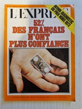 L'EXPRESS N°1177Janier1974, 52% des FRANCAIS n'on plus confiance