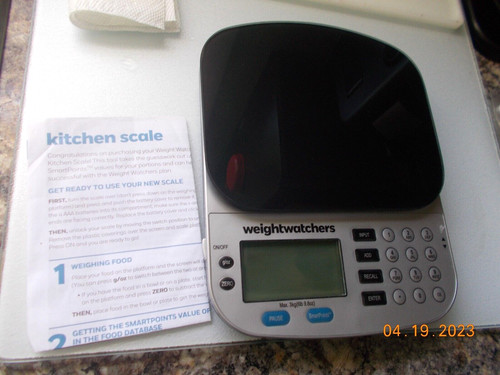 Weight watchers kitchen scale - weight,