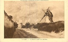 CP TABLEAU LE MOULIN A VENT PAR COROT