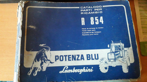 Lamborghini tracteur r854 r - tracteur,