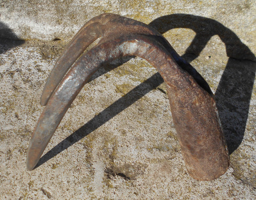 Une houe binette à - une,