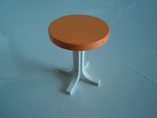 PLAYMOBIL city table ronde jaune et blanc du magasin centre commercial 5485