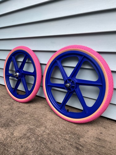 Skyway mags blue - wheels, set
