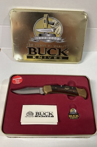Buck 110 folding hunter - hunter, 100th