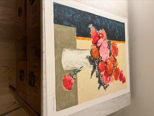Lithographie fleurs