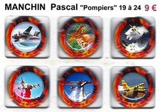 CAPSULES  de  CHAMPAGNE MANCHIN  Pascal "Les Pompiers  19 à 24"