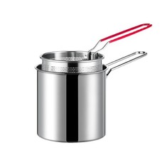 Mini friteuse en acier inoxydable 304 petite casserole pour économie d'huile ut