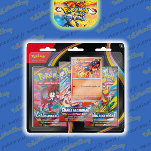 Pokémon me04 tripack - pokémon, chaos