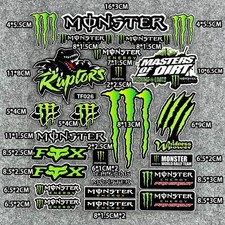 Autocollants Monster Energy