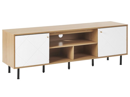 Meuble bois clair avec 5 - meuble,