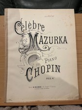 Chopin Mazurka opus 7 n°1
