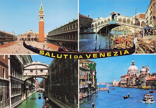 Italie venise carte postale - venise,