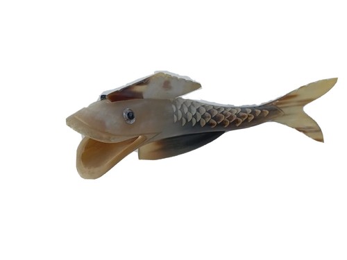 Sculpture poisson corne - poisson, en