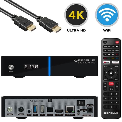 Gigablue uhd trio pro 1x - 4k,