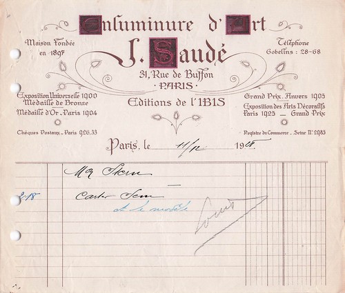 Paris enluminure saude 1928 - enluminure,