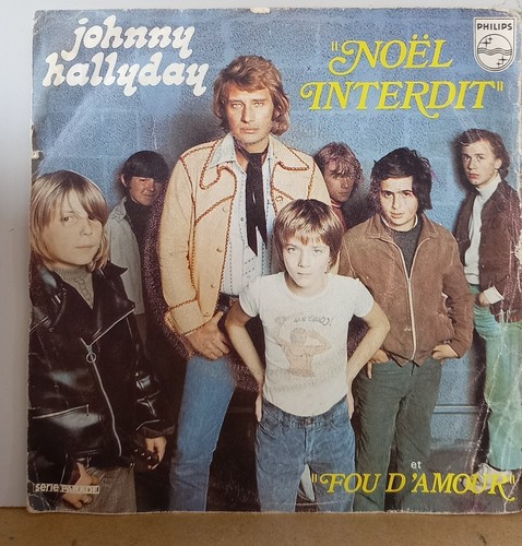 Disque vinyle tours johnny - 45,