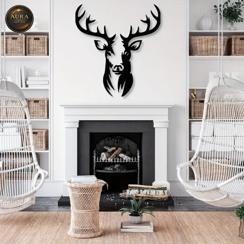 Décoration murale tête - , de