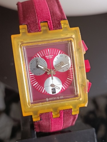 Montre vintage swatch square - montre,