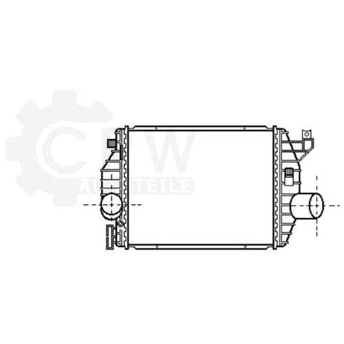 Intercooler pour mercedes - pour, mercedes-benz