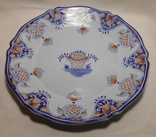 Ancienne assiette faience - ancienne,