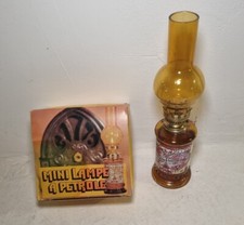 Mini lampe à Pétrole en verre Made In Hong Kong 