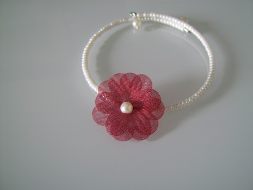 Bracelet bordeaux couleur - bracelet, bordeaux/couleur