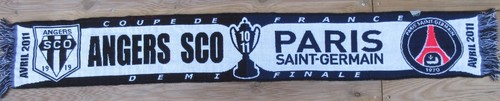 écharpe sco angers psg - écharpe,