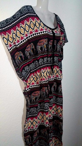 Maxikleid kaftan bohème - maxikleid,