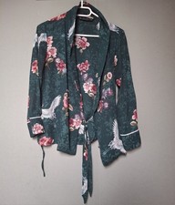 Kimono Zara 36 Vert Foncé Et Multicolore