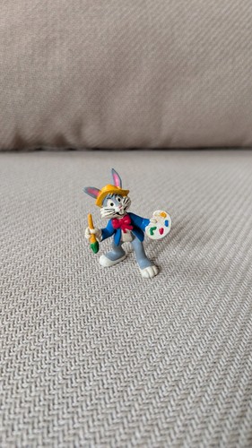 Figurine bugs bunny peintre - figurine,