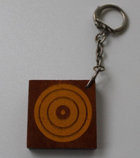 PORTE CLES publicitaire CIBLE - PALMARES TIREUR D'ELITE CARABINE HAENEL KADETT