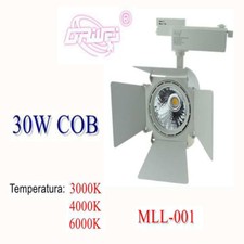 Phare Luminaire Cob LED Binaire Articulé Lumière Froide Chaud Nature Plafond 30W